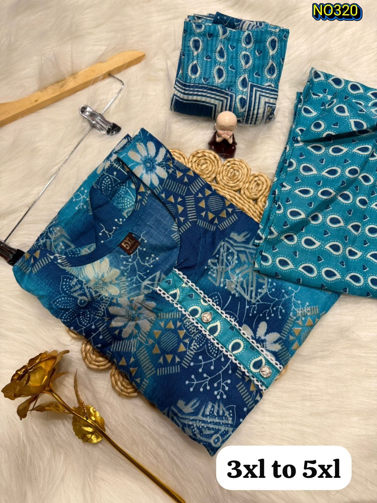 ✨ *RC NEW LAUNCH* ✨ *Thak Gayi Ho Synthetic Se? Ab Pehno Sukoon* 🌸 👑 *Product:* RC All-Size Queen Batik Cotton Kurti Pant Dupatta Set 🌿 *Kyu Khaas Hai Ye Set?* ➡️ *Fabric:* 100% Pure Semi Soft Cotton - Bilkul Breathable, Garmi me chipke nahi ➡️ *Design:* Premium Batik Print - Kabhi Out of Fashion Nahi ➡️ *Full Set:* Kurti + Pant + Dupatta - Complete Look ➡️ *Size:* M | L | XL | XXL | 3XL | 4XL | 5XL - Har Body Type Ke Liye 💃 *Kahan Pehne?* Office, College, Ghar, Market - Har Jagah Perfect! 💰 *RC Dhamaka Price: ₹599 Only* 🚚 *Free Shipping Pan India* 💵 *COD Available*