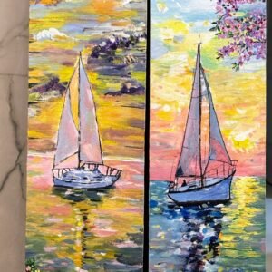 Sailing boats Canvas AcrylicPaintings