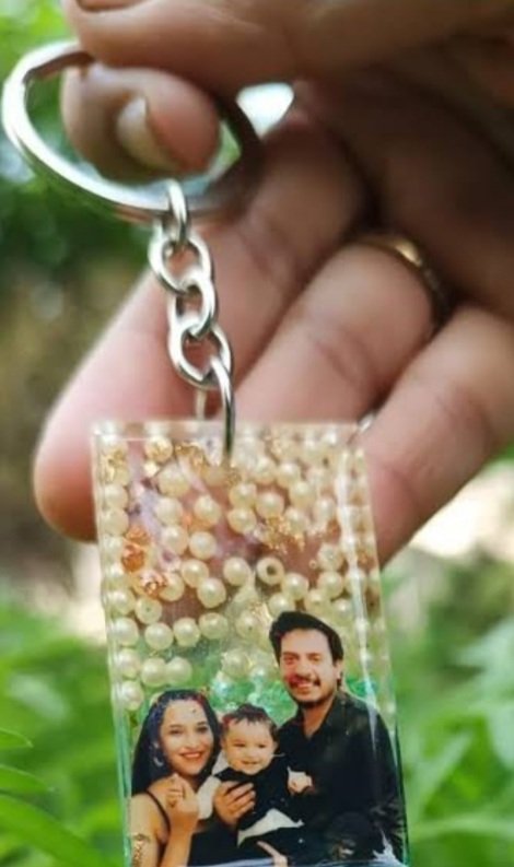 Resin handmade keychain