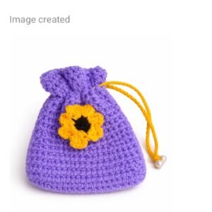 Handmade mini pouch.
