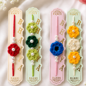 Handmade crochet Rakhi