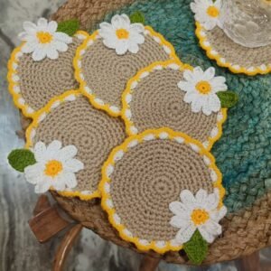 Crochet tea coaster