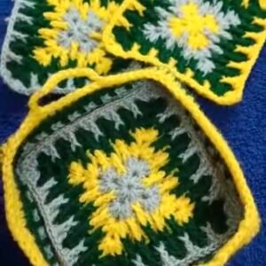 Beautifully crafted coasters with a matching basket