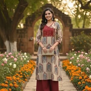Kurti-plazzo set
