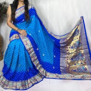 Bandhej saree