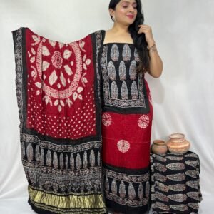 Bandhej dress material