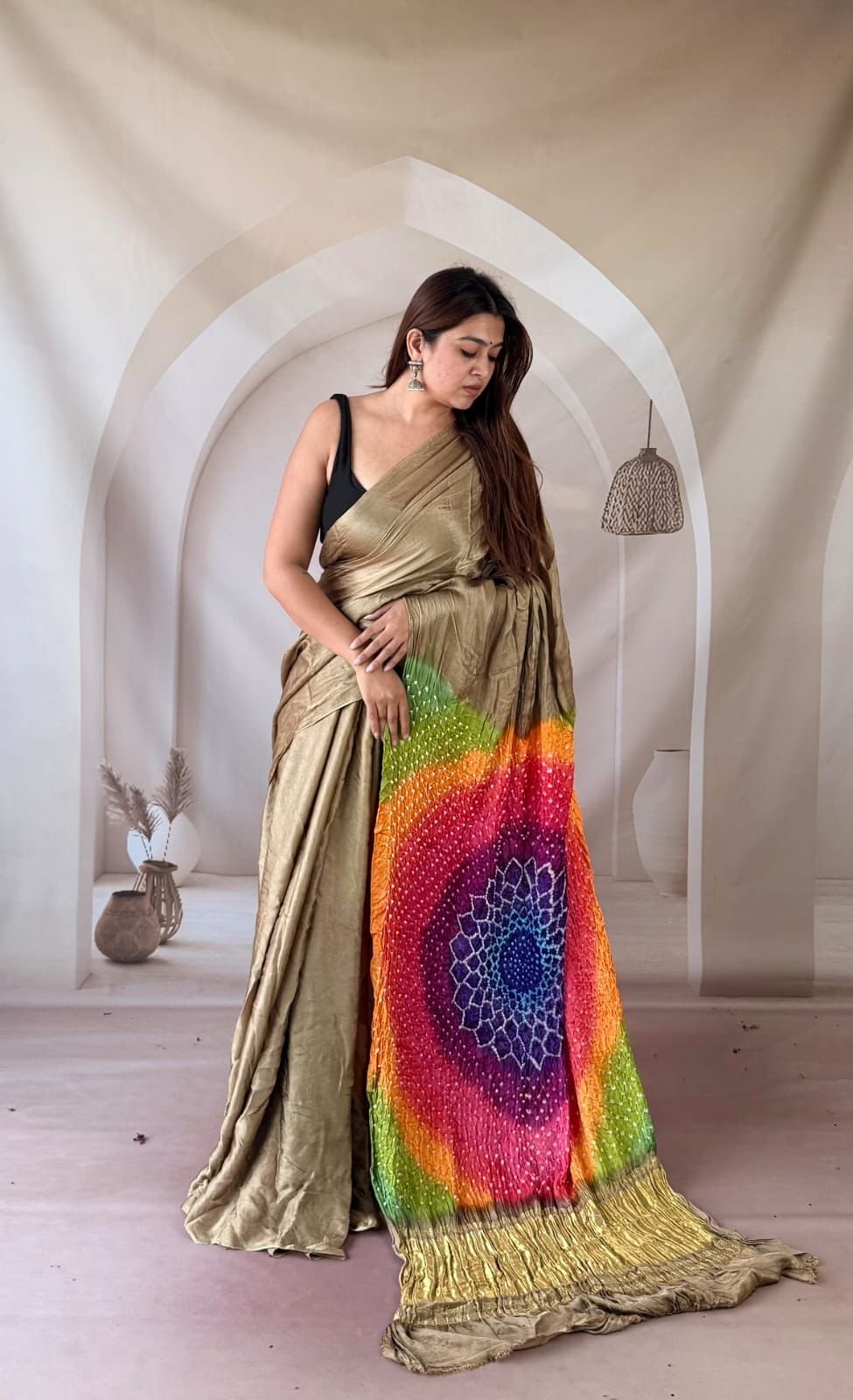 Modal silk saree - Image 4