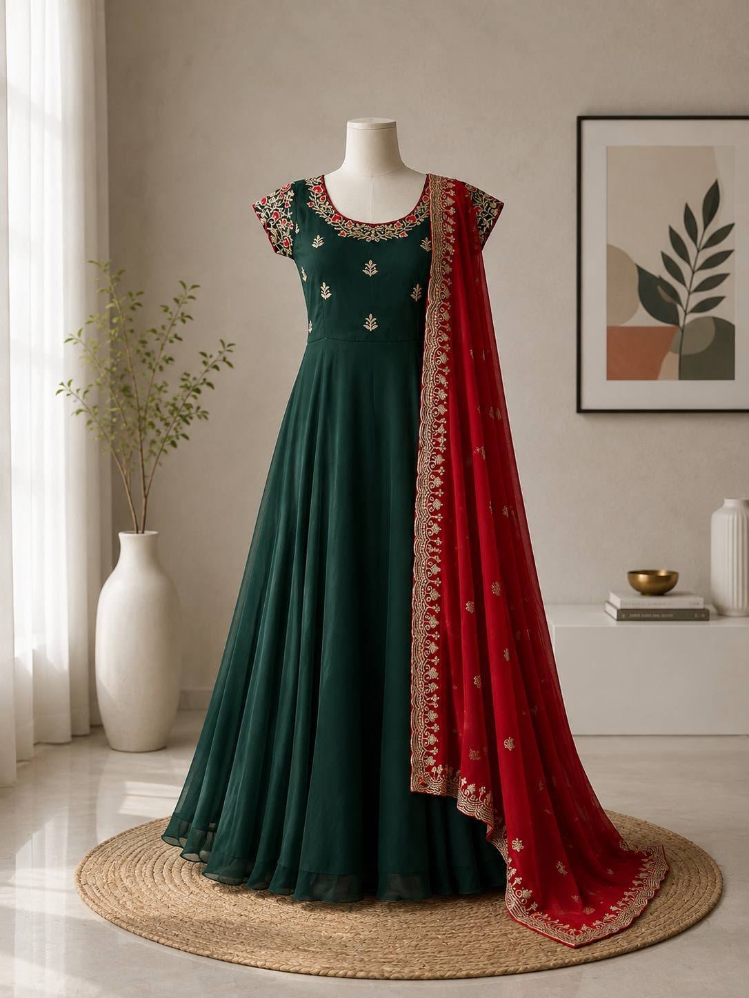 Anarkali gown